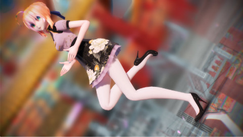 【营养不够系列】saber!中国风MMD!喜欢雪真实的魔法!